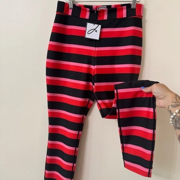 NWT JONATHAN COHEN striped leggings - medium - Picture 3 of 7